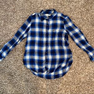 Blue American eagle flannel